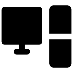 Desktop computer icon