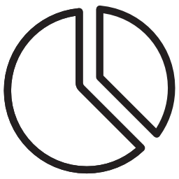 diagramme circulaire Icône