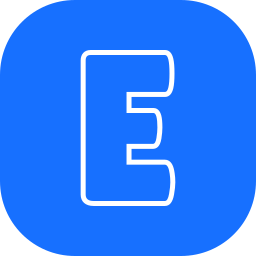 Letter e icon