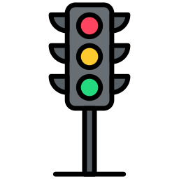 Traffic light icon