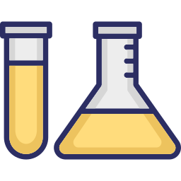 Flask beaker icon