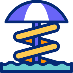 Water slide icon