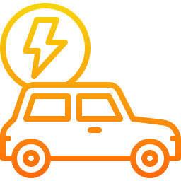 Electric car icon