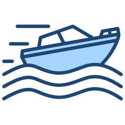 Speed boat icon