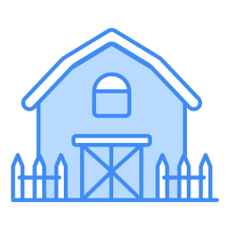 Farm house icon