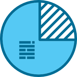 cirkeldiagram icoon