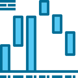 diagramme à bandes Icône