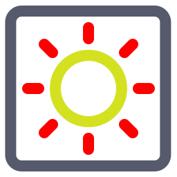 Sun icon