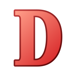 Letter d icon