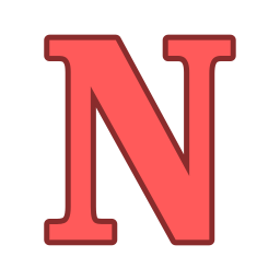 文字n icon