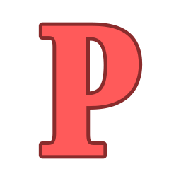 Letter p icon