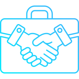 Partnership handshake icon