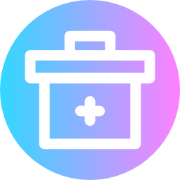 First aid kit icon