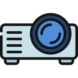 Video projector icon