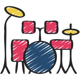 Drum kit icon