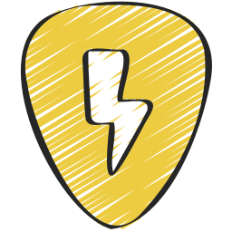 Guitar pick icon