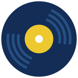 Vinyl disc icon