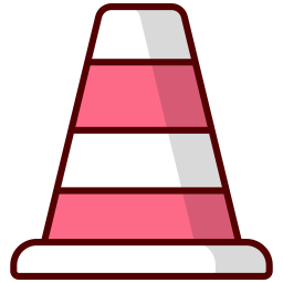 Traffic cone icon