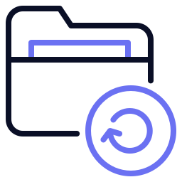 Cloud backup icon