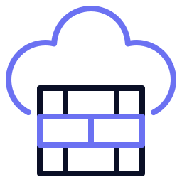 proteção de firewall Ícone