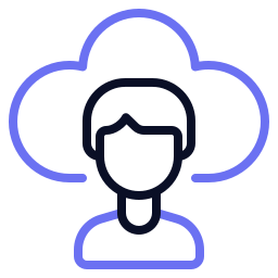 Cloud user icon