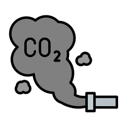 Carbon dioxide icon