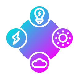 sources d'énergie Icône