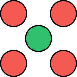 Circle grid icon