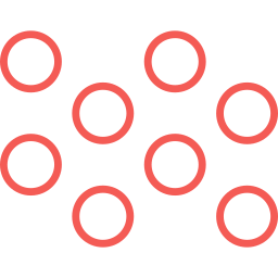 Circle grid icon