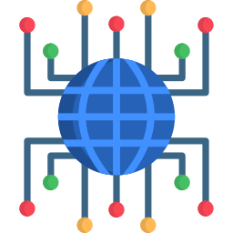 globales netzwerk icon