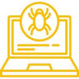 Cyber attack icon