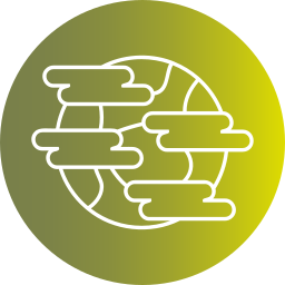 le réchauffement climatique Icône