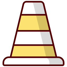 cone de tráfego Ícone