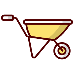 Wheel barrow icon