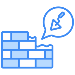 Brick wall icon