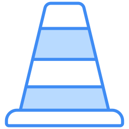 Traffic cone icon