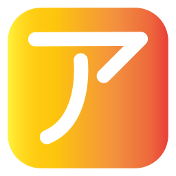 Japanese alphabet icon