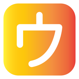 Japanese alphabet icon