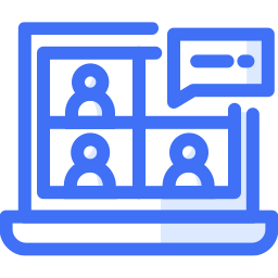 Virtual meeting icon