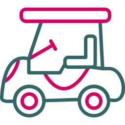 Golf cart icon