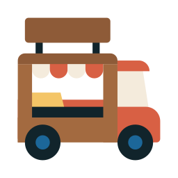 Ice cream truck icon