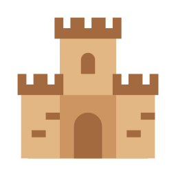 Sand castle icon