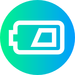 Half battery icon