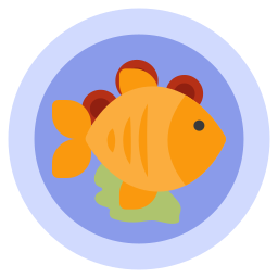 gebratener fisch icon