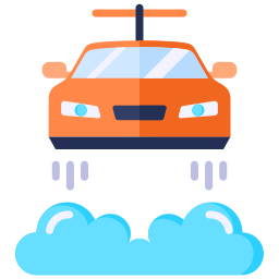 Flying car icon