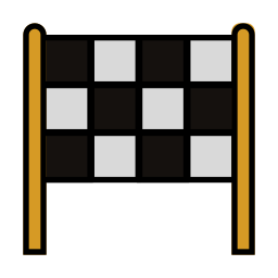 Finish line icon