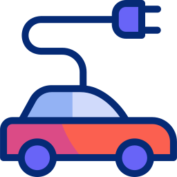 Eco car icon