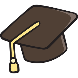 Graduation hat icon