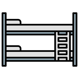 Двухъярусная кровать иконка
