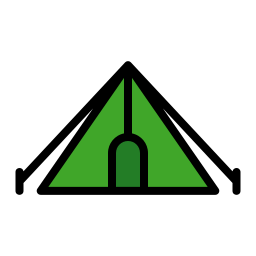 camping zelt icon